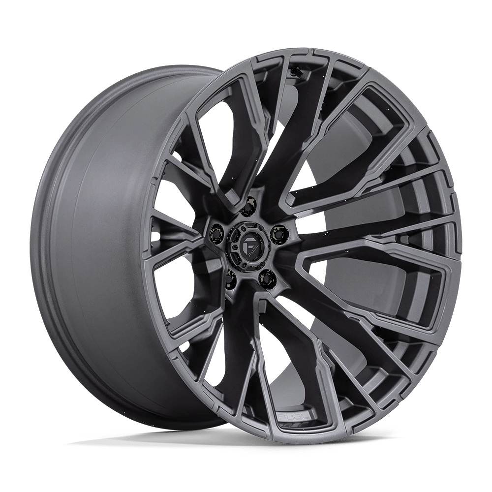 Fuel 1PC D848 REBAR 22x12 ET-44 5x127 Matte Gunmetal