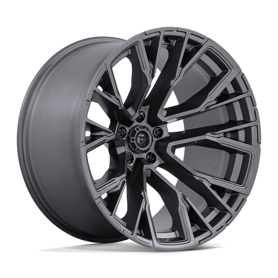 Fuel 1PC D848 REBAR 22x12 ET-44 5x127 Matte Gunmetal