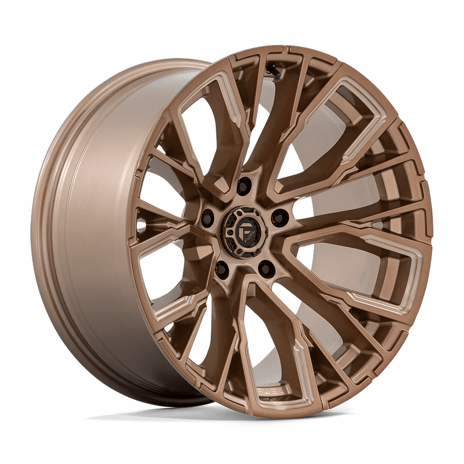 Fuel 1PC D850 REBAR 20x10 ET-18 5x127 Platinum Bronze Milled