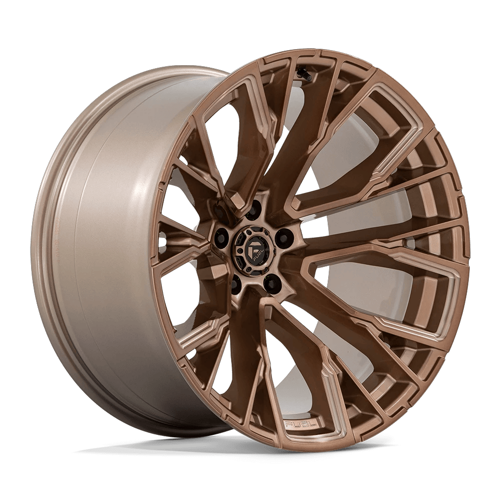 Fuel 1PC D850 REBAR 22x12 ET-44 5x127 Platinum Bronze Milled