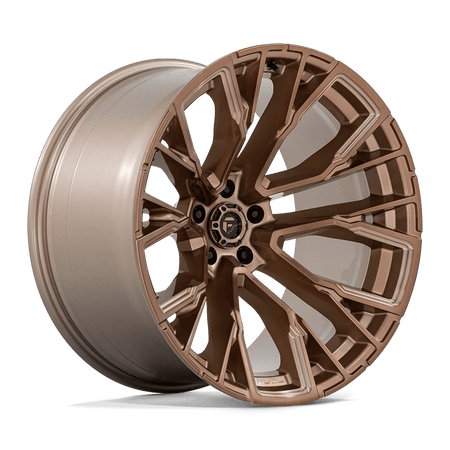 Fuel 1PC D850 REBAR 22x12 ET-44 5x127 Platinum Bronze Milled