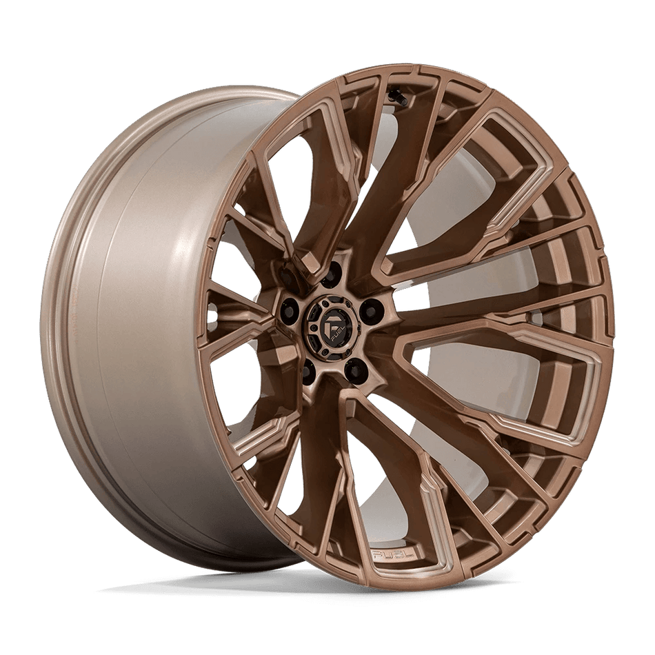 Fuel 1PC D850 REBAR 22x12 ET-44 5x127 Platinum Bronze Milled
