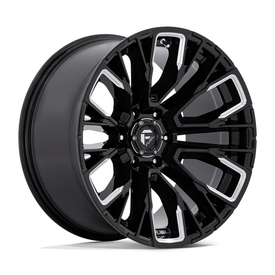 Fuel 1PC D849 REBAR 17x9 ET1 6x120 Gloss Black Milled