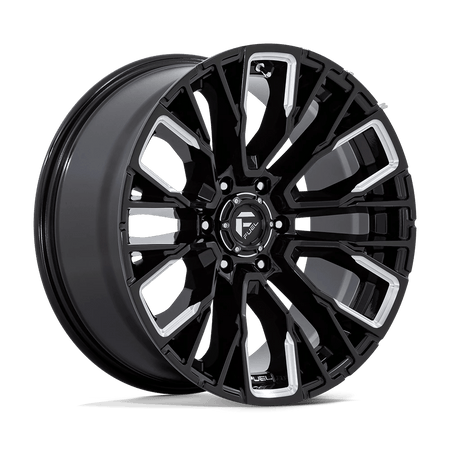 Fuel 1PC D849 REBAR 20x9 ET1 6x135 Gloss Black Milled