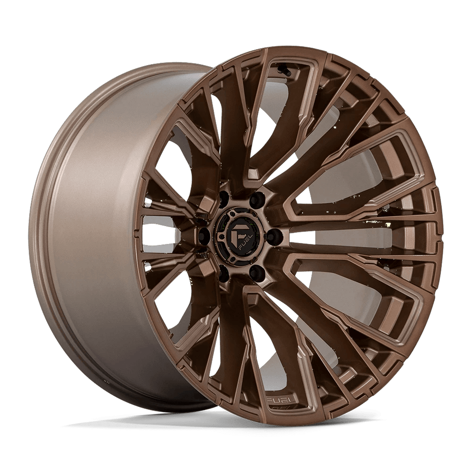 Fuel 1PC D850 REBAR 22x12 ET-44 6x139.7 Platinum Bronze Milled