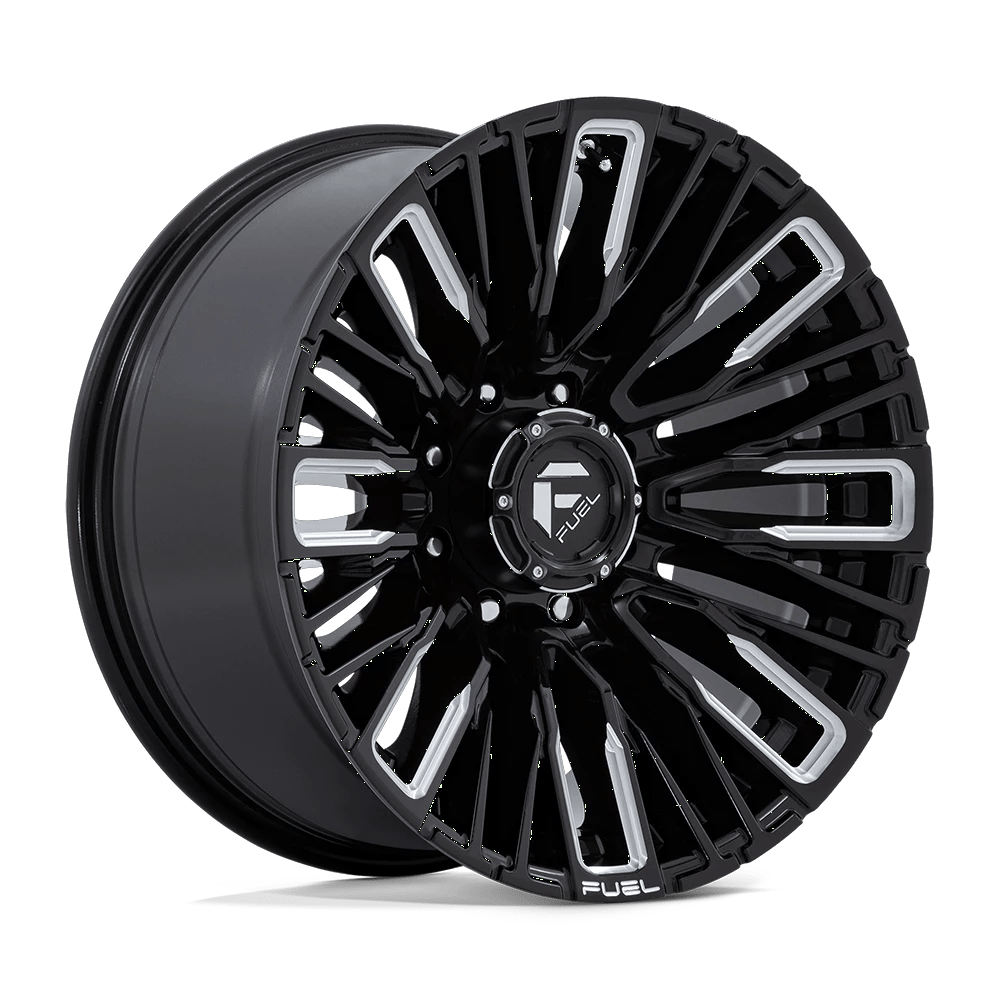 Fuel 1PC D849 REBAR 20x10 ET-18 8x180 Gloss Black Milled