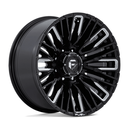 Fuel 1PC D849 REBAR 20x10 ET-18 8x165.1 Gloss Black Milled