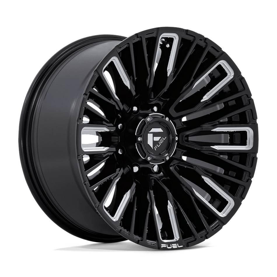 Fuel 1PC D849 REBAR 20x10 ET-18 8x165.1 Gloss Black Milled