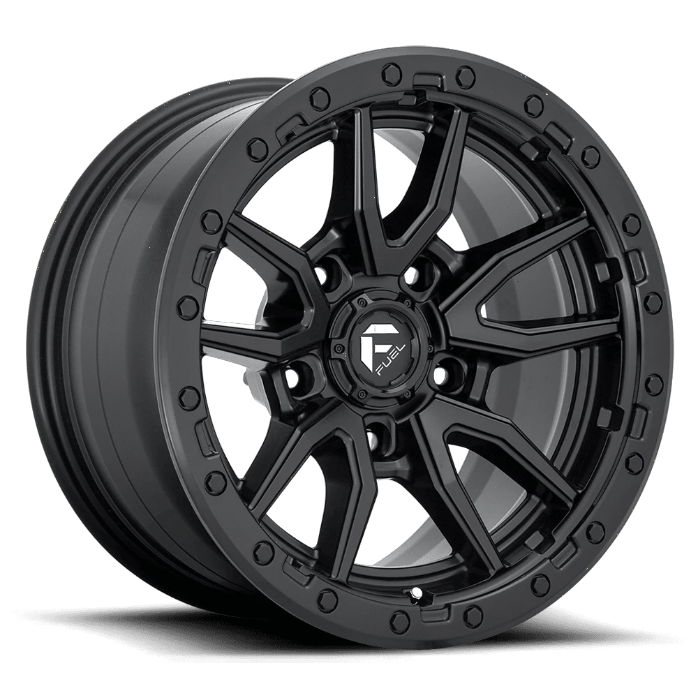 Fuel 1PC D679 REBEL 17x9 ET-12 5x127 Matte Black