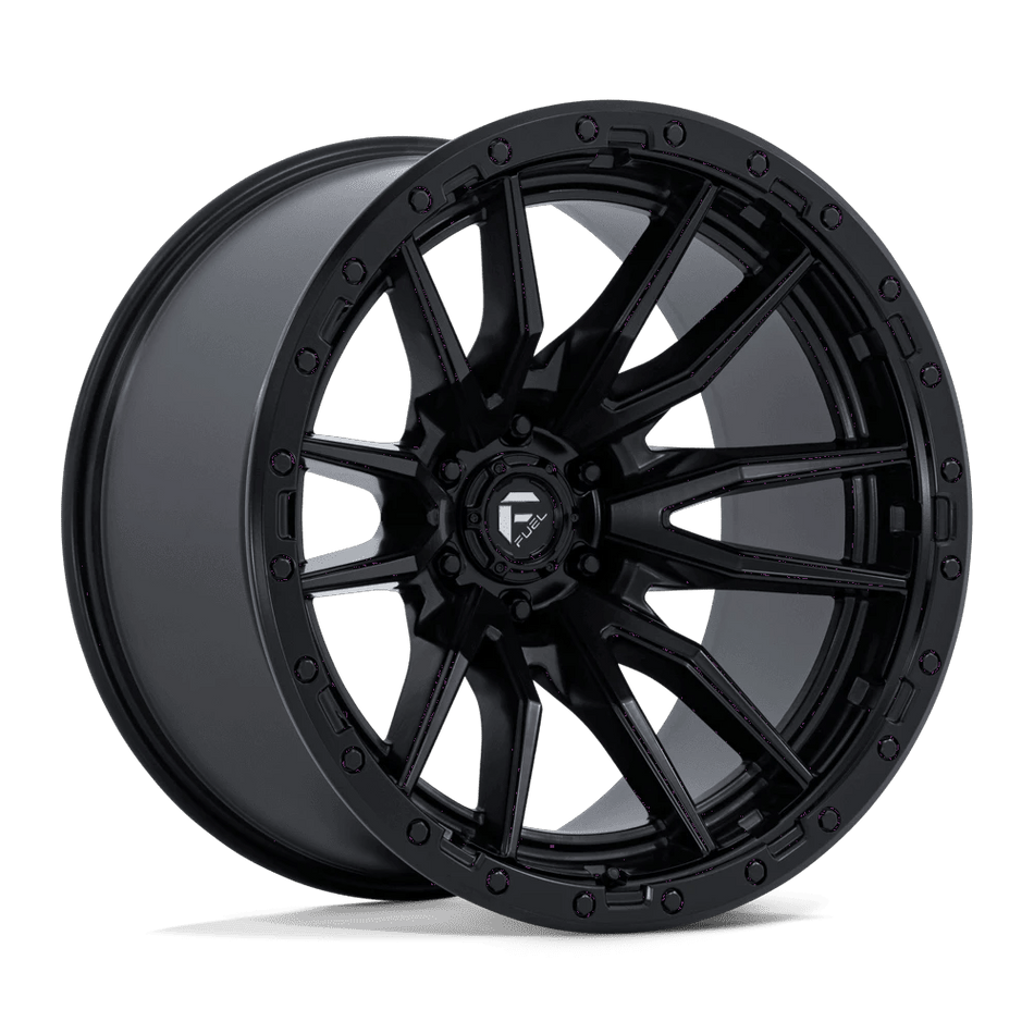 Fuel 1PC D679 REBEL 22x12 ET-44 6x139.7 Matte Black