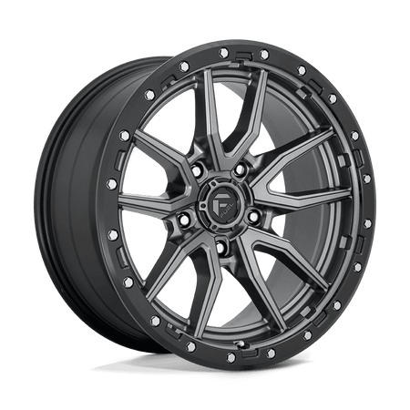 Fuel 1PC D680 REBEL 20x9 ET1 5x150 Matte Gunmetal Black Bead Ring