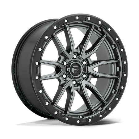 Fuel 1PC D680 REBEL 20x9 ET20 6x135 Matte Gunmetal Black Bead Ring