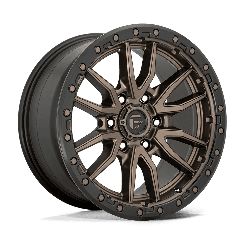 Fuel 1PC D681 REBEL 18x9 ET1 6x120 Matte Bronze Black Bead Ring