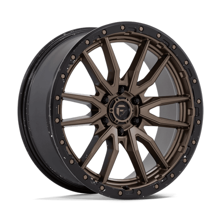 Fuel 1PC D681 REBEL 22x9 ET20 6x139.7 Matte Bronze Black Bead Ring