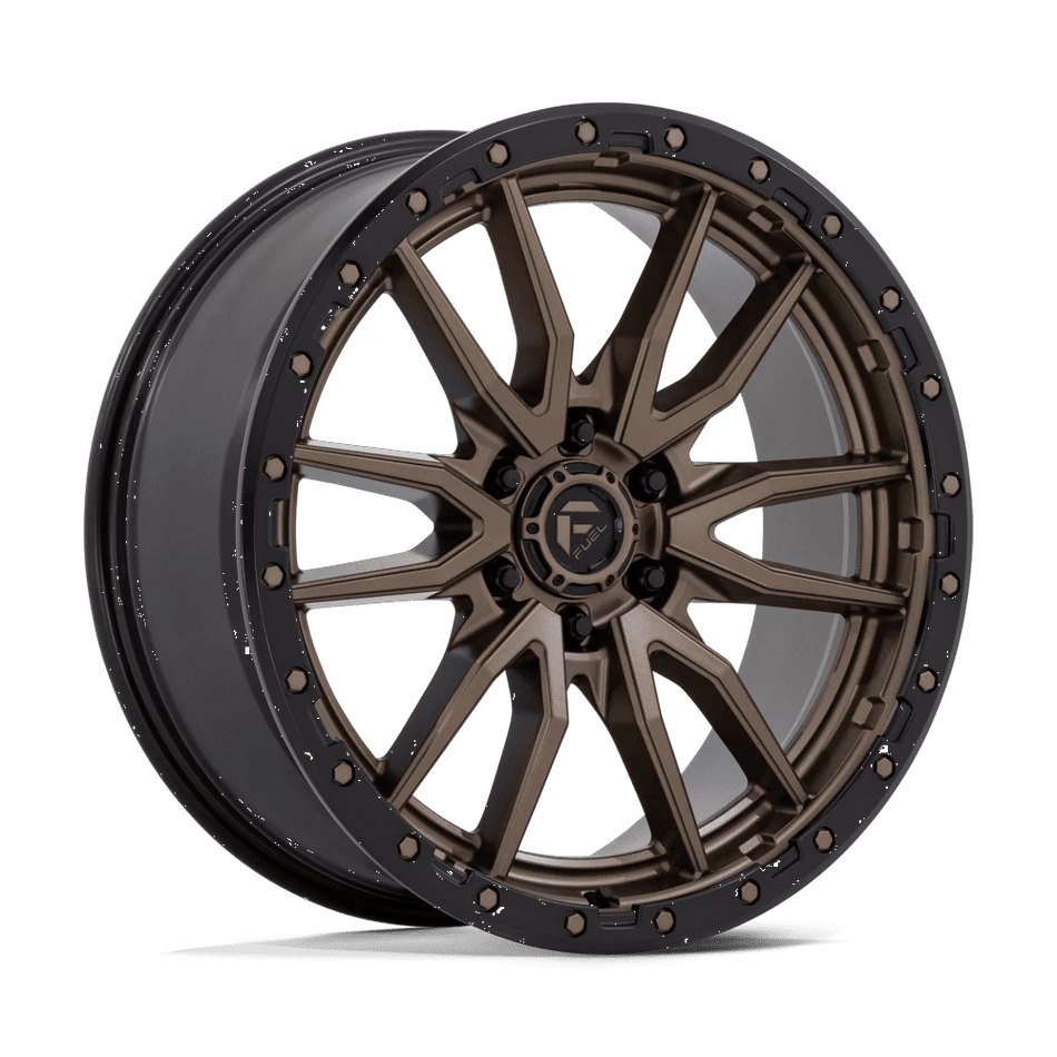 Fuel 1PC D681 REBEL 22x9 ET20 6x135 Matte Bronze Black Bead Ring