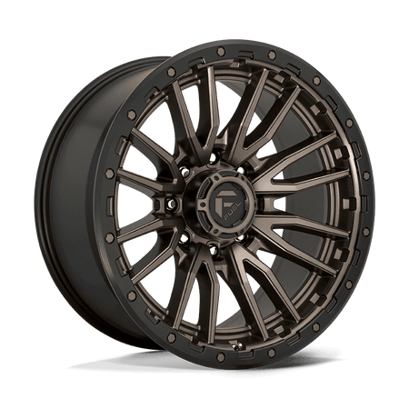 Fuel 1PC D681 REBEL 22x10 ET-18 8x170 Matte Bronze Black Bead Ring