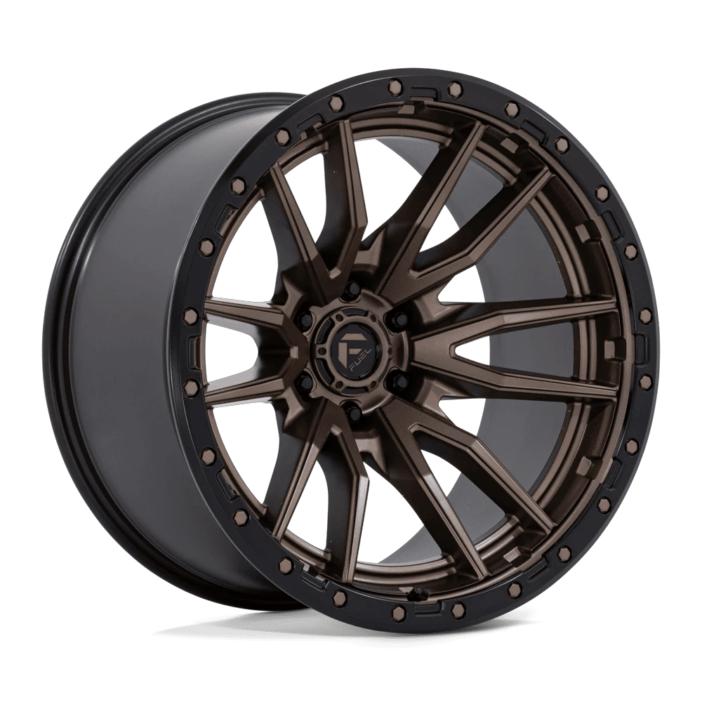 Fuel 1PC D681 REBEL 22x12 ET-44 6x135 Matte Bronze Black Bead Ring