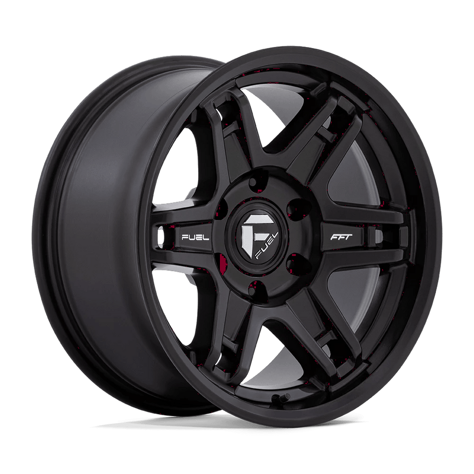 Fuel 1PC D836 SLAYER 17x8.5 ET-15 5x127 Matte Black
