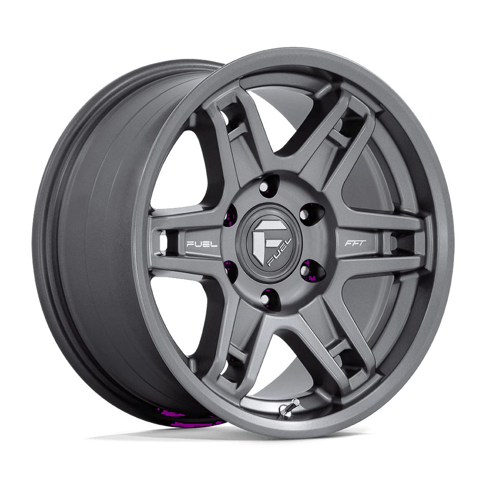 Fuel 1PC D838 SLAYER 17x8.5 ET-15 6x139.7 Matte Gunmetal