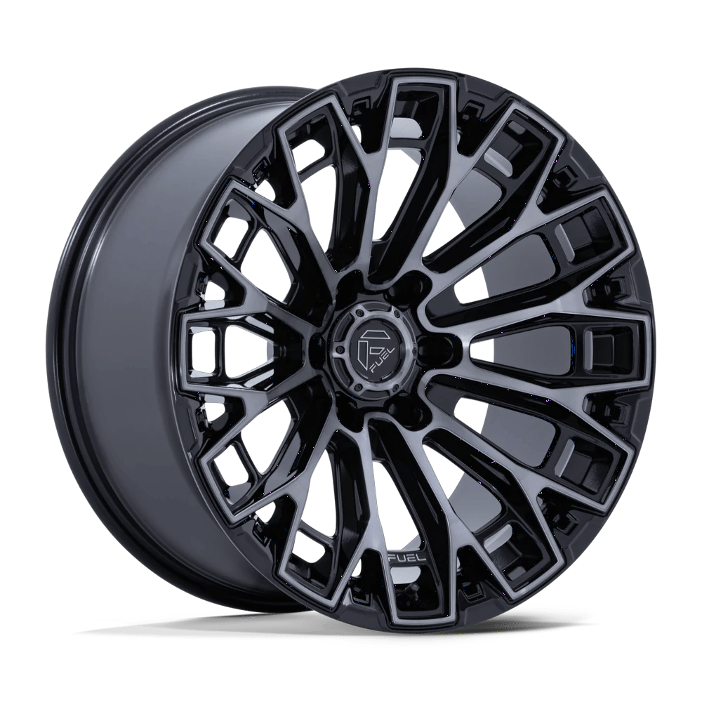 Fuel 1PC FC882 TRAX 20x9 ET1 6x135 Gloss Black w/ Machined Dark Tint Face