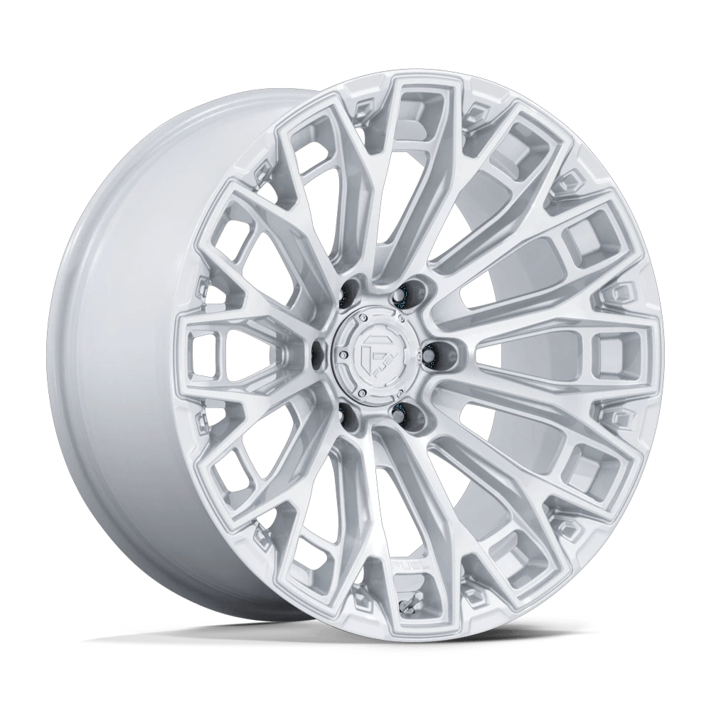 Fuel 1PC FC882 TRAX 17x9 ET1 6x135 Gloss Silver w/ Machined Face