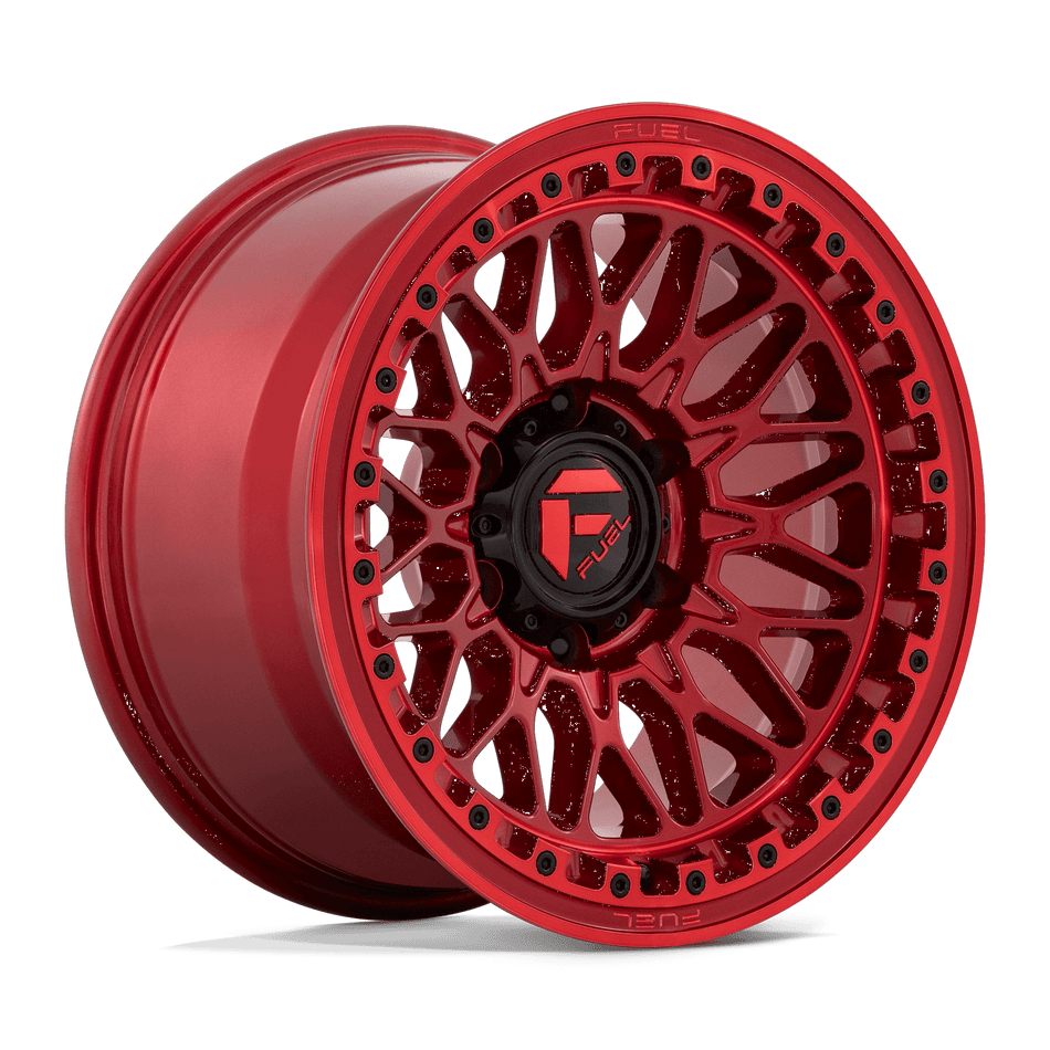 Fuel 1PC D758 TRIGGER 17x9 ET-12 6x139.7 Candy Red