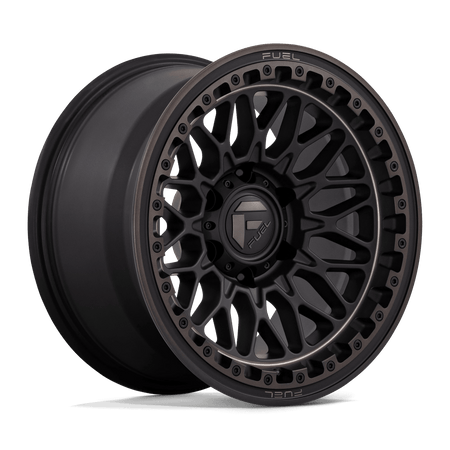 Fuel 1PC D759 TRIGGER 17x9 ET-12 6x139.7 Matte Black Double Dark Tint