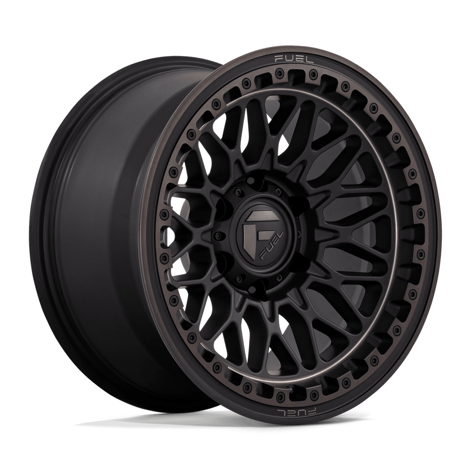 Fuel 1PC D759 TRIGGER 17x9 ET-12 6x139.7 Matte Black Double Dark Tint