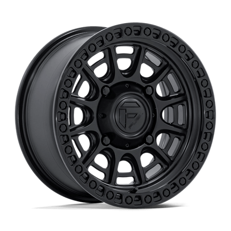 Fuel UTV FV832 CYCLE UTV 15x7 ET38 5x114.3 Matte Black w/ Gloss Black Lip