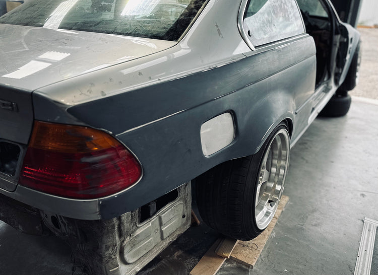 HM SPORTS BMW E46 Coupe/Vert Rear Overfenders