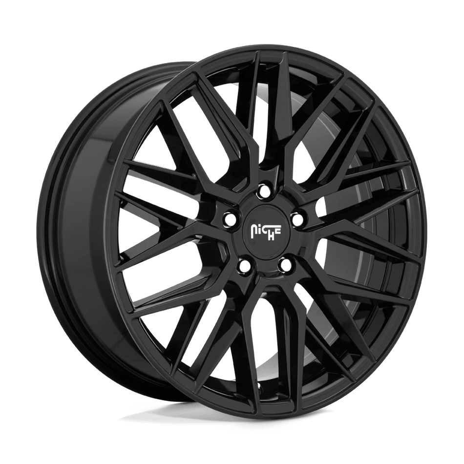 Niche 1PC M224 GAMMA 18x8 ET42 5x112 Gloss Black
