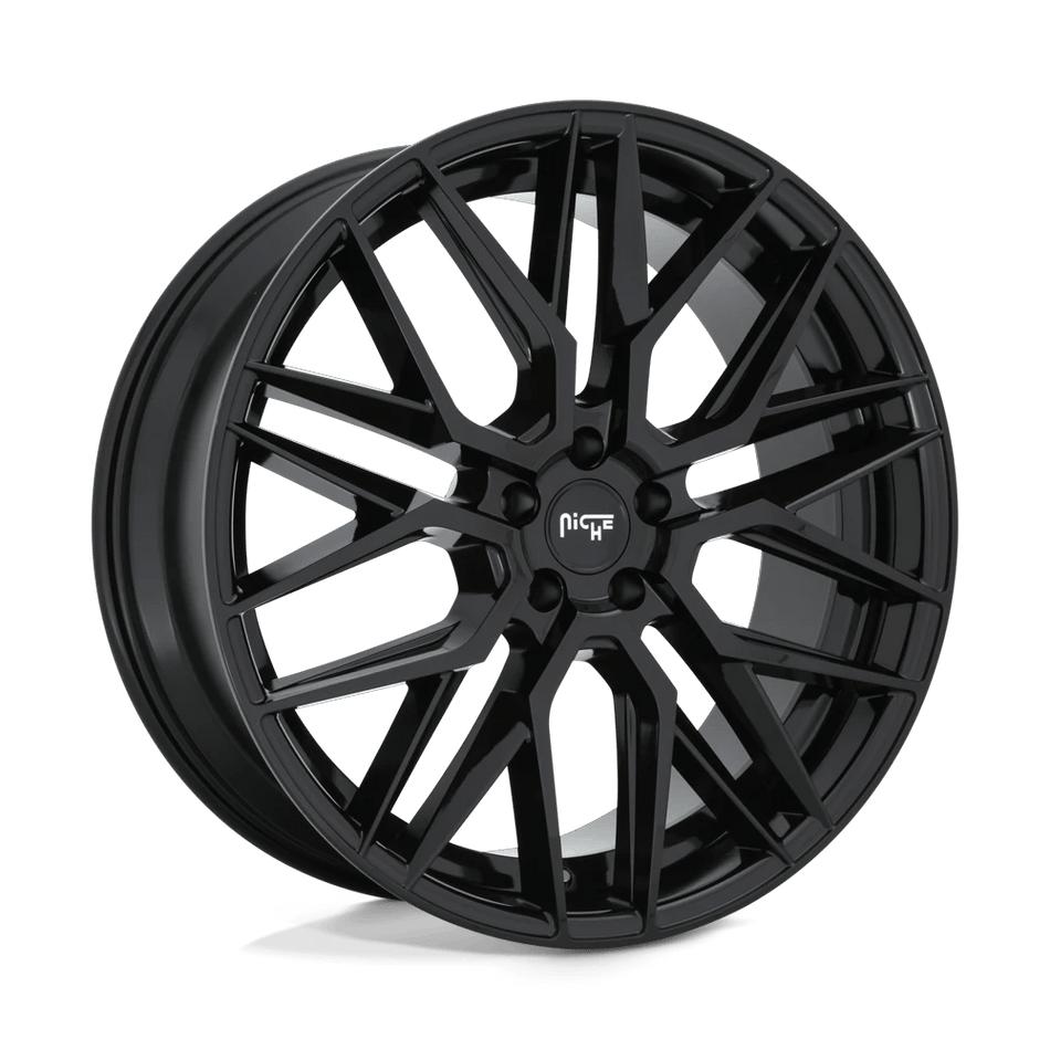 Niche 1PC M224 GAMMA 19x9.5 ET48 5x112 Gloss Black