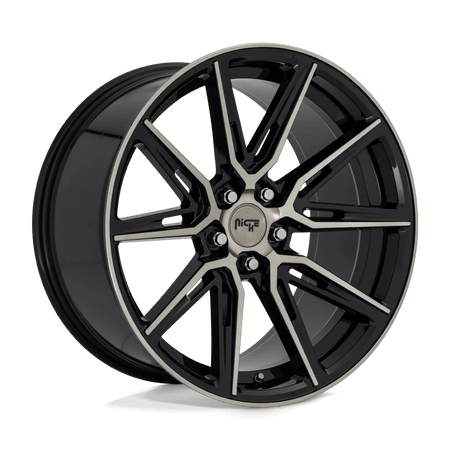 Niche 1PC M219 GEMELLO 20x9 ET35 5x114.3 Gloss Machined Double Dark Tint