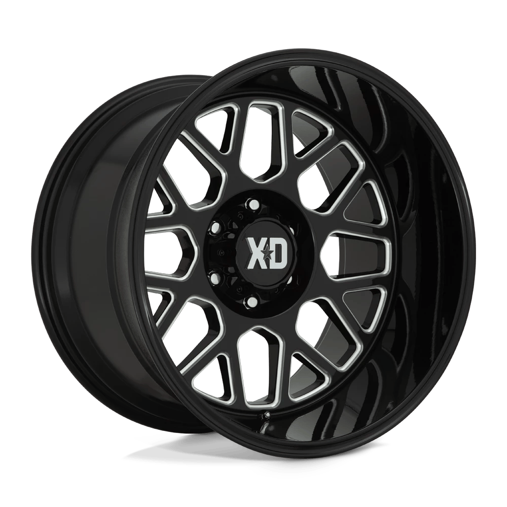 XD XD849 GRENADE II 20x10 ET-18 6x139.7 Gloss Black Milled