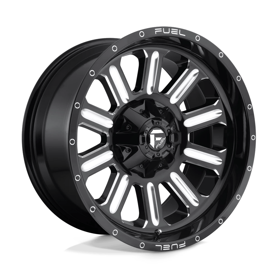 Fuel 1PC D620 HARDLINE 20x10 ET-18 8x170 Gloss Black Milled