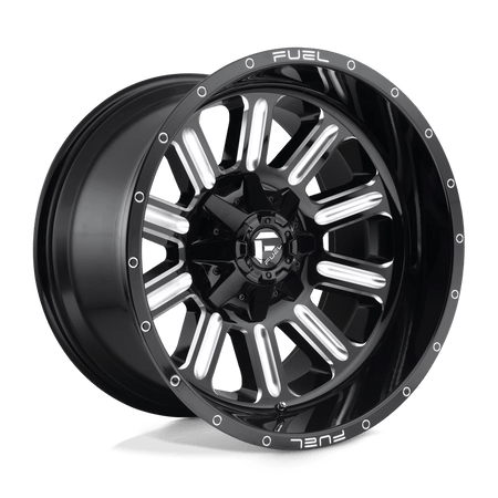 Fuel 1PC D620 HARDLINE 17x9 ET1 5x114.3/5.0 Gloss Black Milled