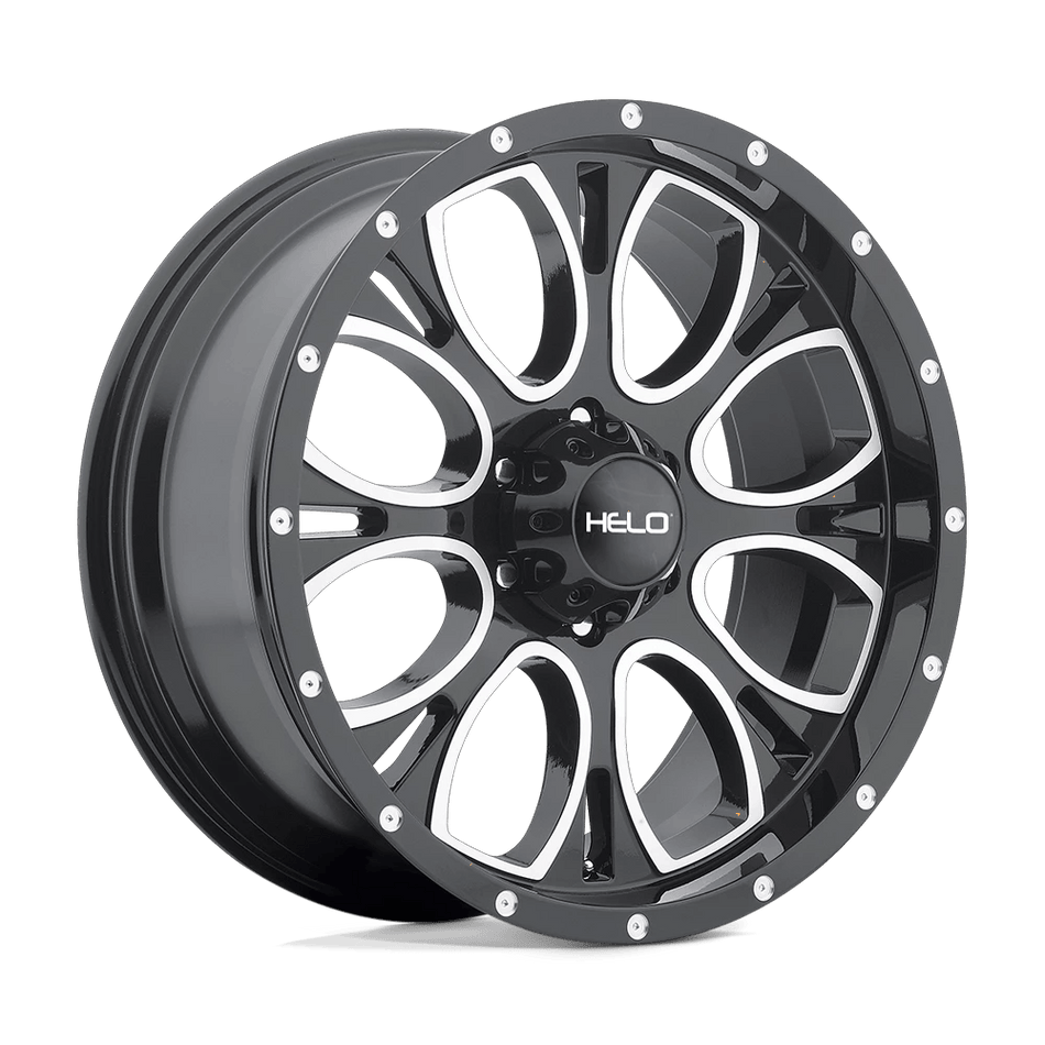 Helo HE879 20x9 ET18 6x139.7 Gloss Black Machined & Milled
