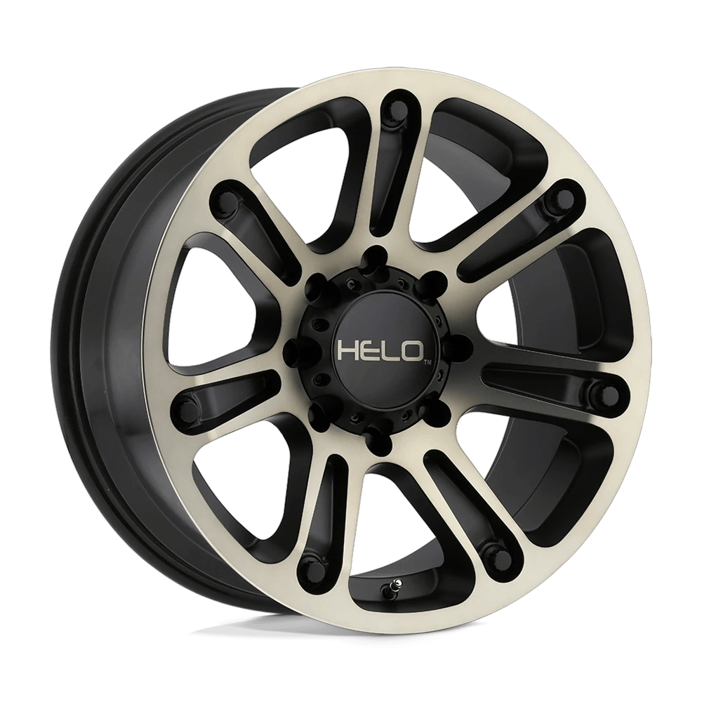Helo HE904 20x9 ET-12 5x127 Satin Black Machined w/ Dark Tint