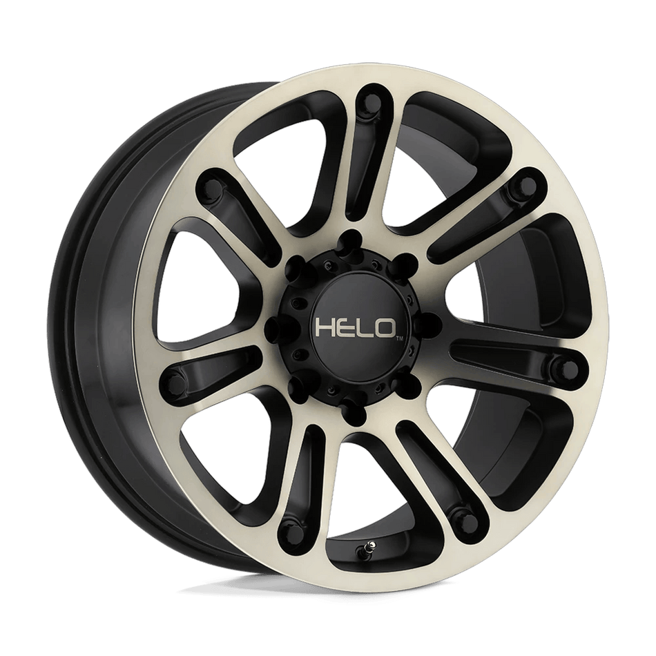 Helo HE904 20x9 ET-12 5x127 Satin Black Machined w/ Dark Tint