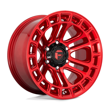 Fuel 1PC D719 HEATER 18x9 ET1 6x135 Candy Red Machined