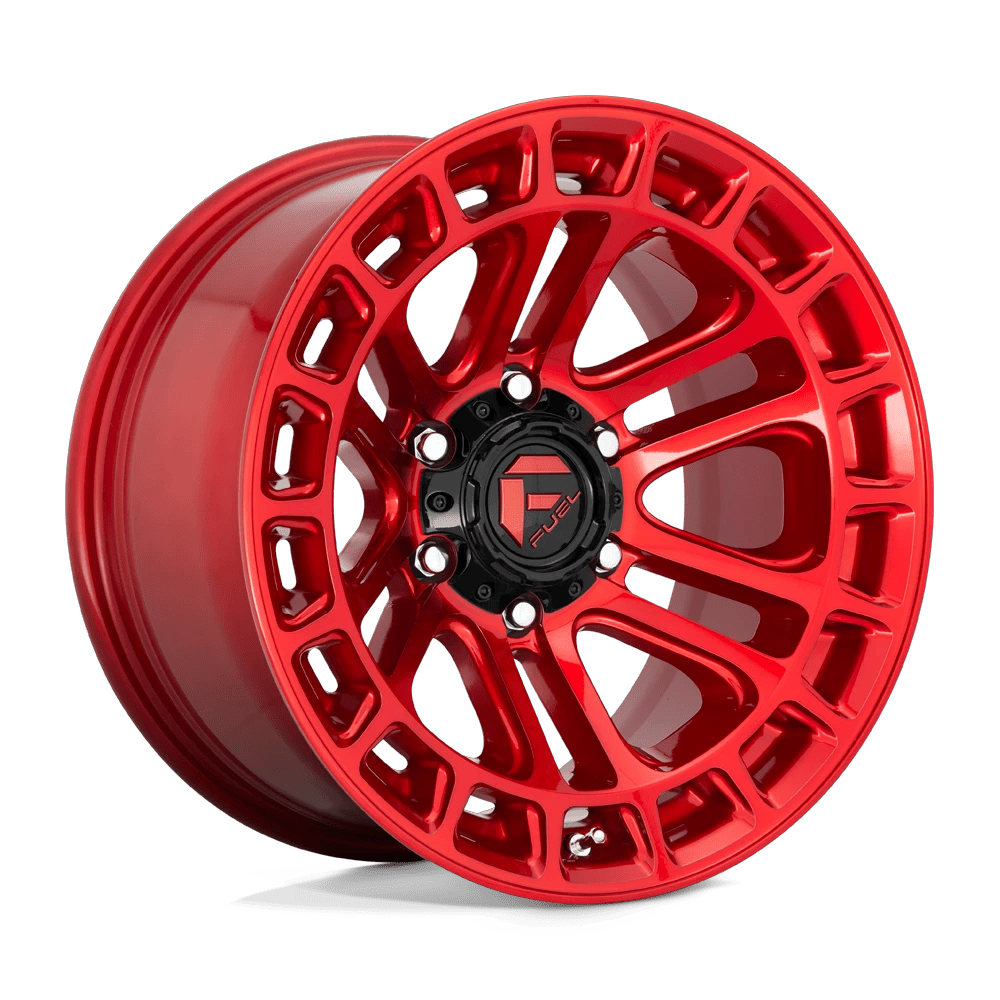 Fuel 1PC D719 HEATER 20x10 ET-18 6x139.7 Candy Red Machined