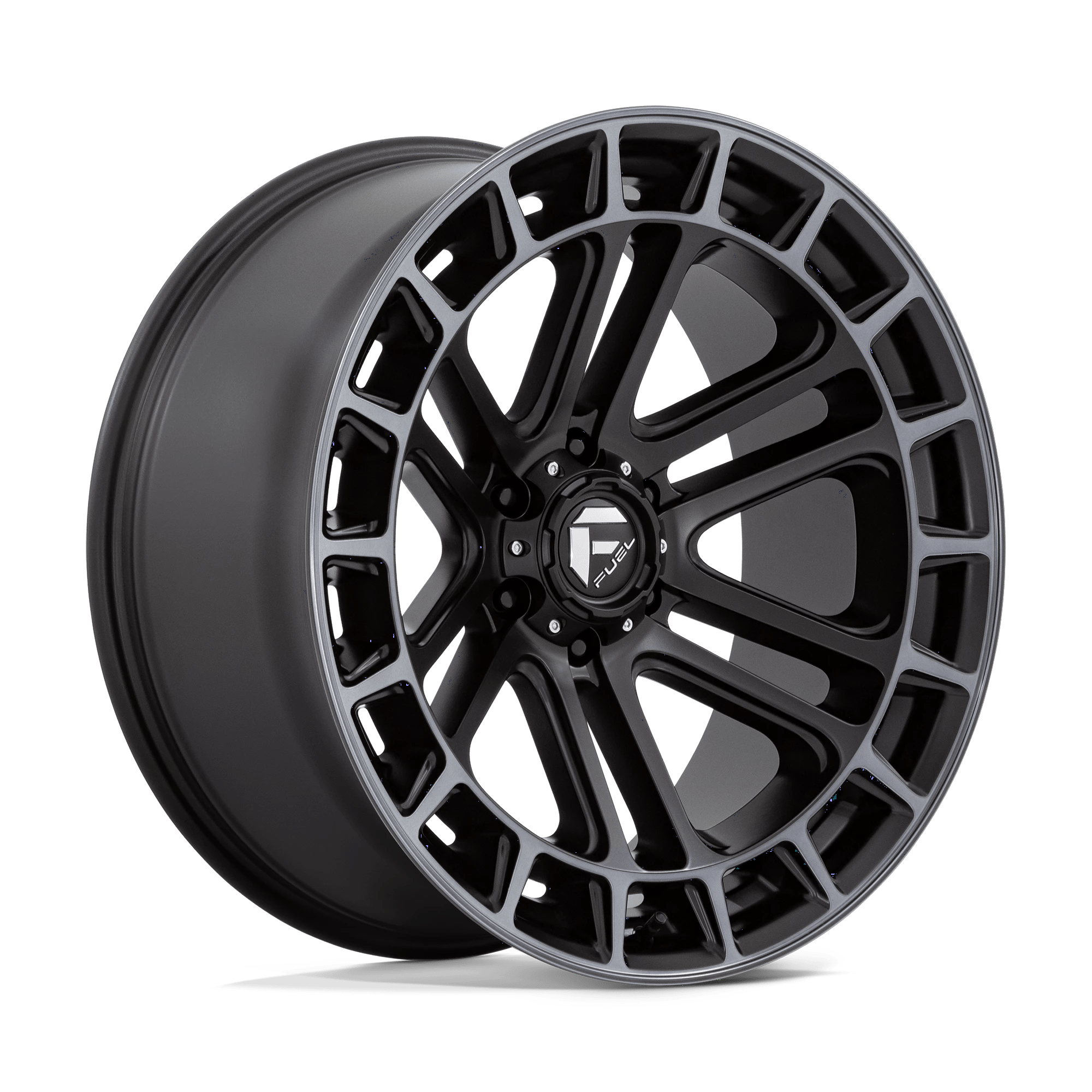 Fuel 1PC D720 HEATER 22x10 ET-13 6x135 Matte Black Double Dark Tint Machined