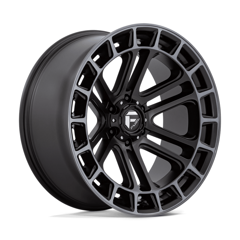 Fuel 1PC D720 HEATER 22x10 ET-13 6x135 Matte Black Double Dark Tint Machined
