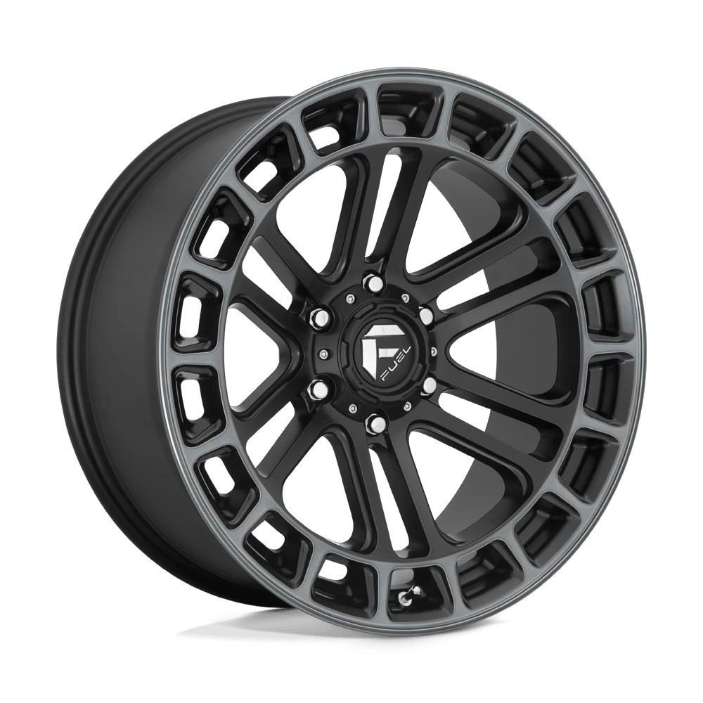 Fuel 1PC D720 HEATER 20x9 ET1 6x139.7 Matte Black Double Dark Tint Machined