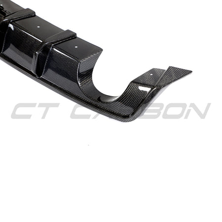 HYUNDAI i30N CARBON FIBRE DIFFUSER (PRE-FACELIFT) - CT DESIGN-Splitter-CT CARBON-CT Carbon - High-quality carbon fiber and gloss black aerodynamic parts for premium sports and luxury vehicles.