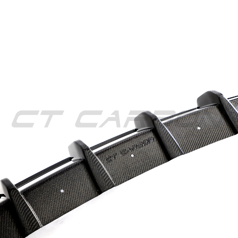 HYUNDAI i30N CARBON FIBRE DIFFUSER (PRE-FACELIFT) - CT DESIGN-Splitter-CT CARBON-CT Carbon - High-quality carbon fiber and gloss black aerodynamic parts for premium sports and luxury vehicles.