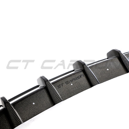 HYUNDAI i30N CARBON FIBRE DIFFUSER (PRE-FACELIFT) - CT DESIGN-Splitter-CT CARBON-CT Carbon - High-quality carbon fiber and gloss black aerodynamic parts for premium sports and luxury vehicles.