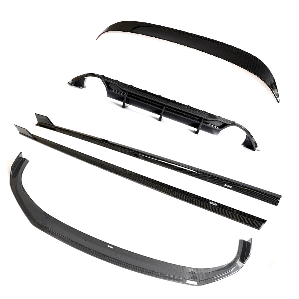 HYUNDAI i30N CARBON FIBRE KIT (FACELIFT) - CT DESIGN-Kit-CT CARBON-CT Carbon - High-quality carbon fiber and gloss black aerodynamic parts for premium sports and luxury vehicles.