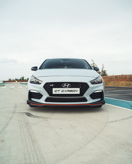 HYUNDAI i30N CARBON FIBRE KIT (PRE-FACELIFT) - CT DESIGN-Kit-CT CARBON-CT Carbon - High-quality carbon fiber and gloss black aerodynamic parts for premium sports and luxury vehicles.