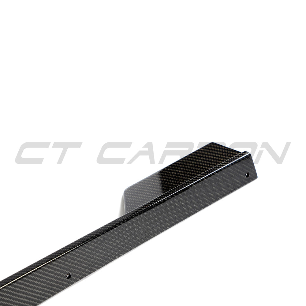 HYUNDAI i30N CARBON FIBRE SIDE SKIRTS - CT DESIGN-Side Skirts-CT CARBON-CT Carbon - High-quality carbon fiber and gloss black aerodynamic parts for premium sports and luxury vehicles.